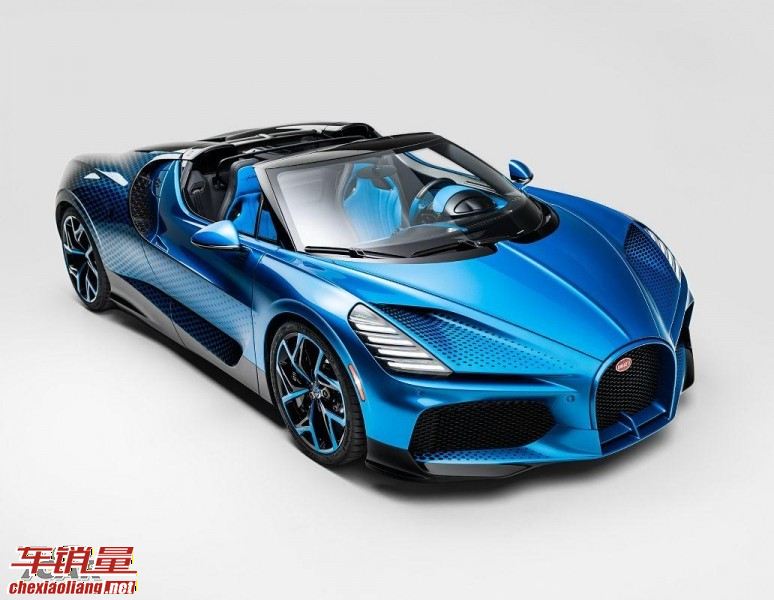 以蜻蜓为灵感打造，专属色彩与几何语汇交织　布加迪 发表 W16 Mistral "Fly Bug"